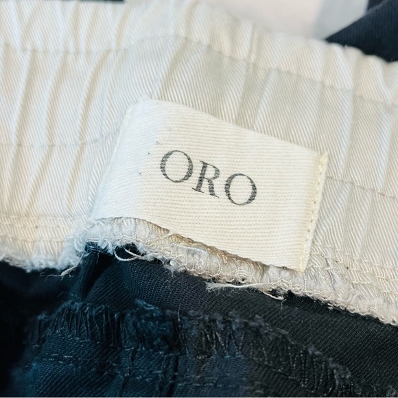 ORO Los Angeles Men’s Large Black Skinny Leg Ankle Zip Jogger Pants - Picture 9 of 14